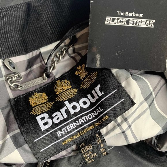 NWT $450 BARBOUR jacket size 0-2 - Picture 6 of 15